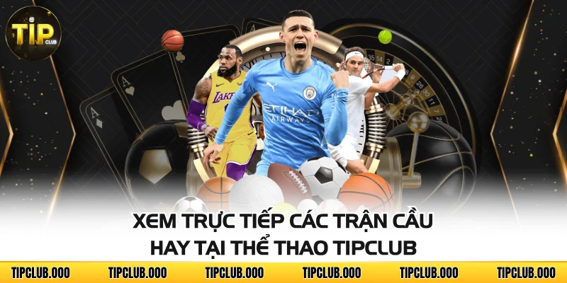THỂ THAO 2 Xem trực tiếp các trận cầu hay tại thể thao TIPCLUB
